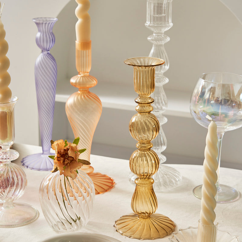 Rocco Vintage Glass Candle Holder Collection