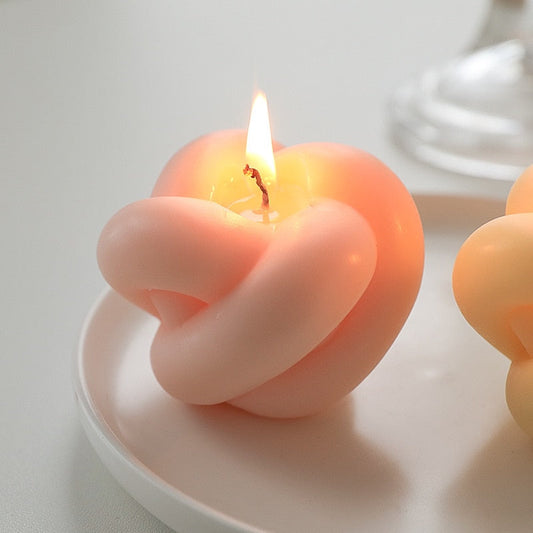 Rope Apple Decorative Candles