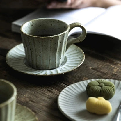 Rustic Ridge Mug & Saucer Set