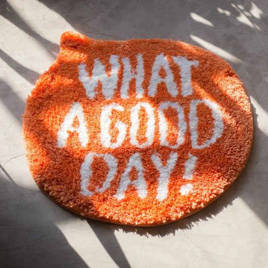 What a Good Day Bath Mat & Rug