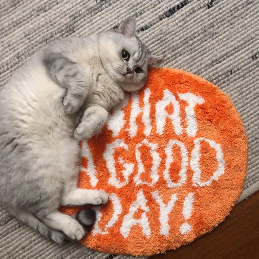 What a Good Day Bath Mat & Rug