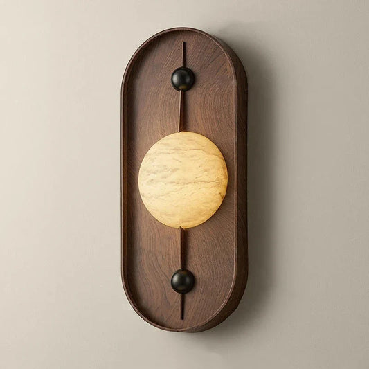 Soluna Sculpted Marble Wall Lamp
