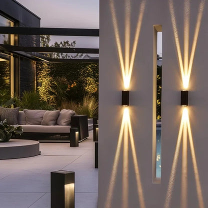 Radiant Beam Aluminum Wall Sconce