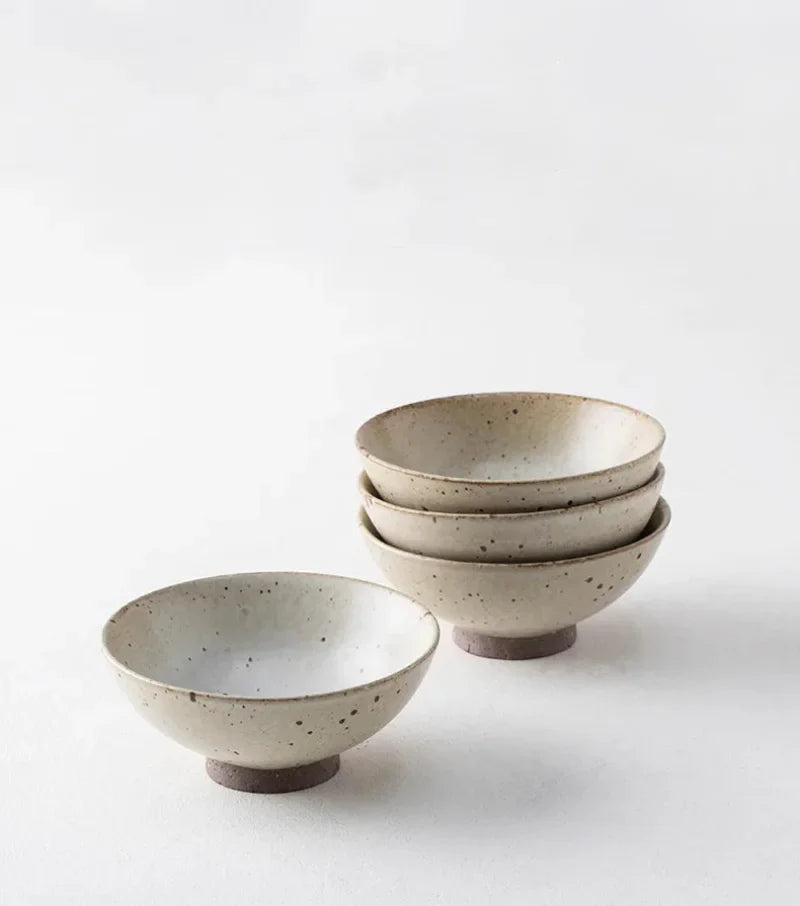 Terra Base Handcrafted Rice Bowls – Set of 4