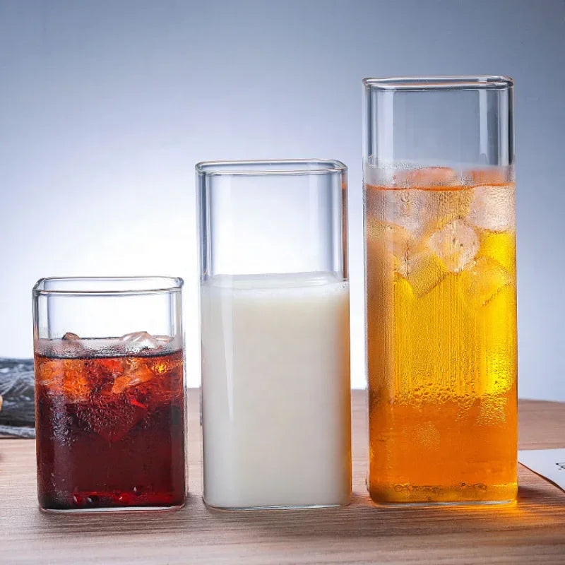 Square Sip Glassware