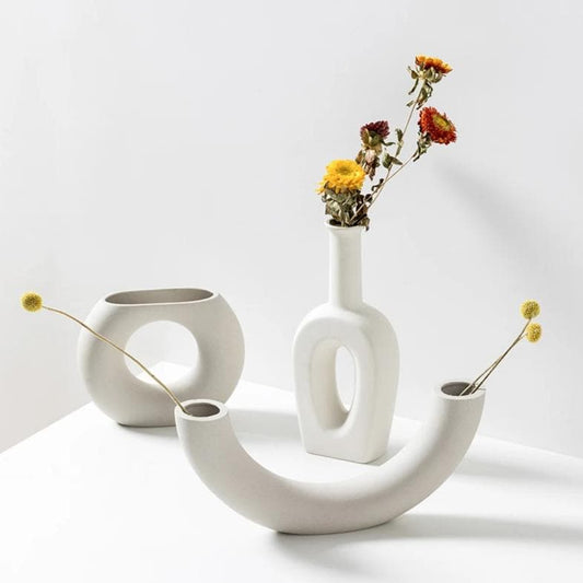 Serenity Ceramic Bud Vases & Accents