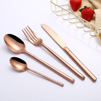 Sheen Stainless Steel 24 Piece Flatware Set