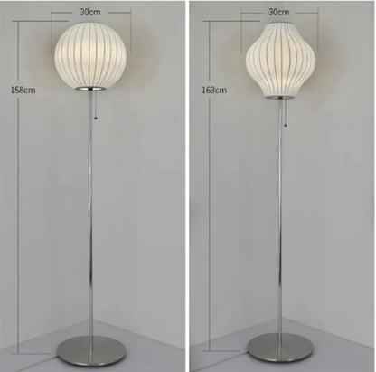 Silk Lights Fabric Table & Floor Lamp