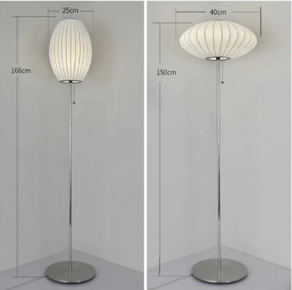 Silk Lights Fabric Table & Floor Lamp