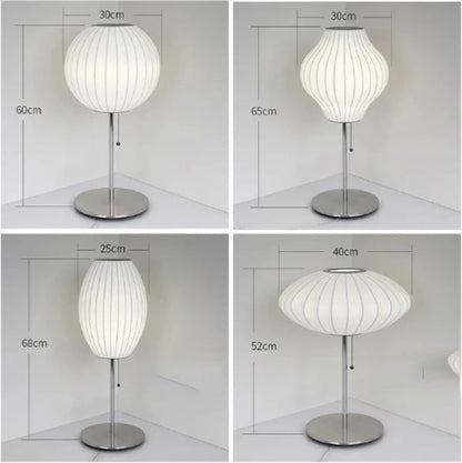 Silk Lights Fabric Table & Floor Lamp