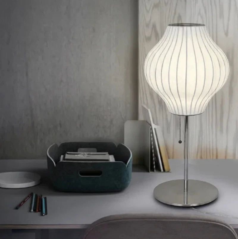 Silk Lights Fabric Table & Floor Lamp