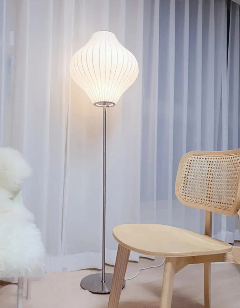 Silk Lights Fabric Table & Floor Lamp