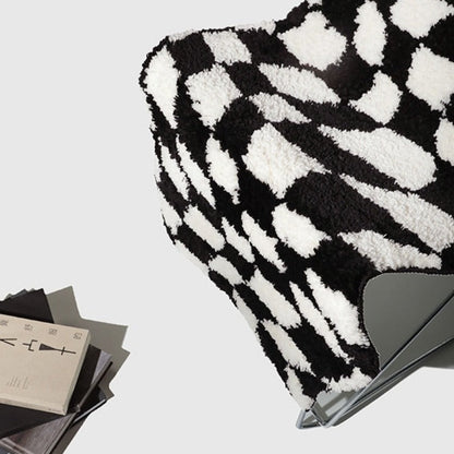 Sketch Checks Tufted Bath Mat