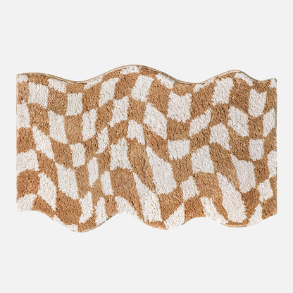 Sketch Checks Tufted Bath Mat