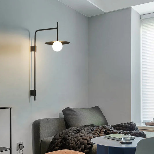 Sleek Orbit Wall Lamp