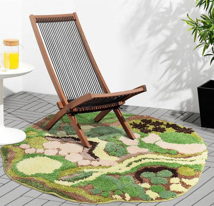 Soft Pastures Round Area Rug