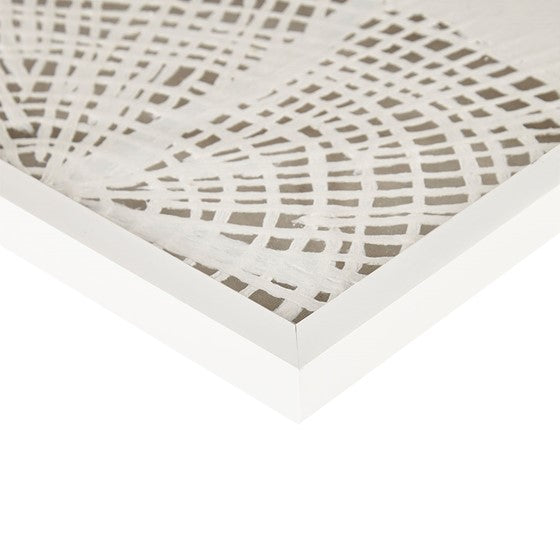 Solana Coastal Rice Paper Framed Shadow Box