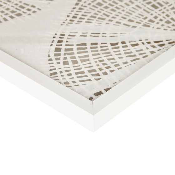 Solana Coastal Rice Paper Framed Shadow Box