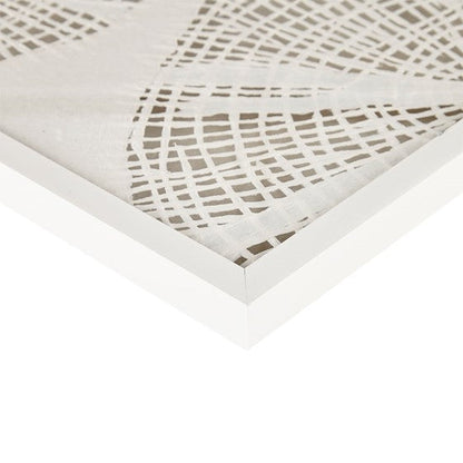 Solana Coastal Rice Paper Framed Shadow Box