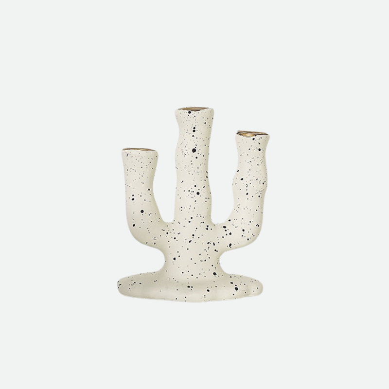 Spotted Resin Candle Holder