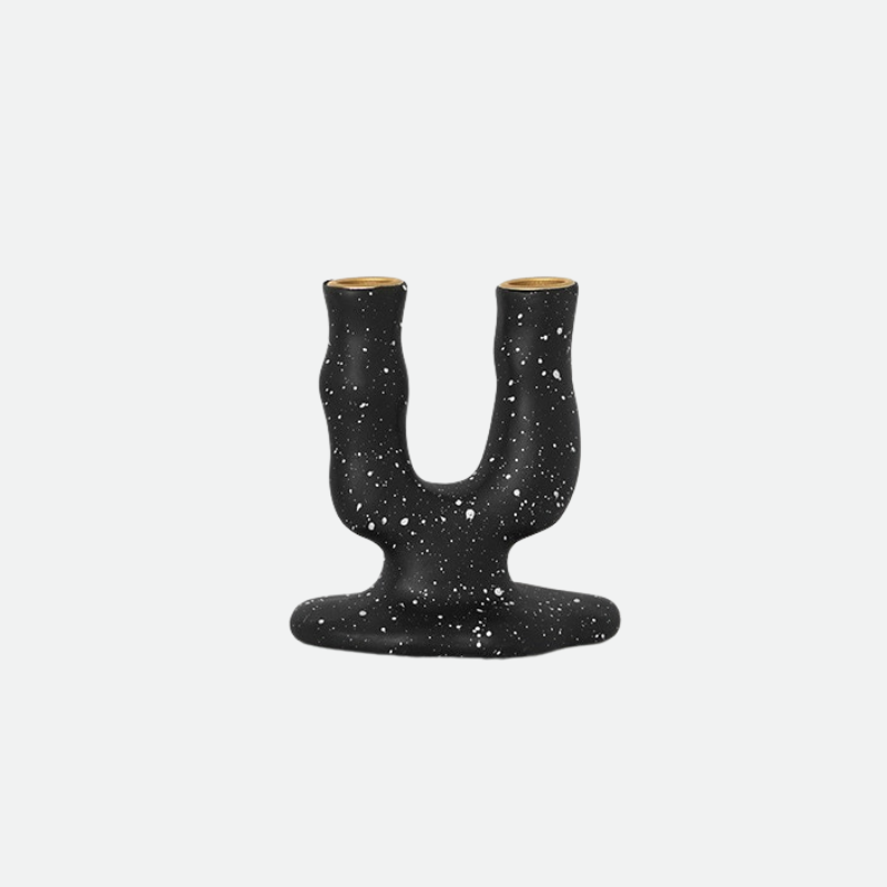 Spotted Resin Candle Holder