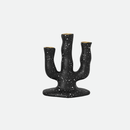 Spotted Resin Candle Holder