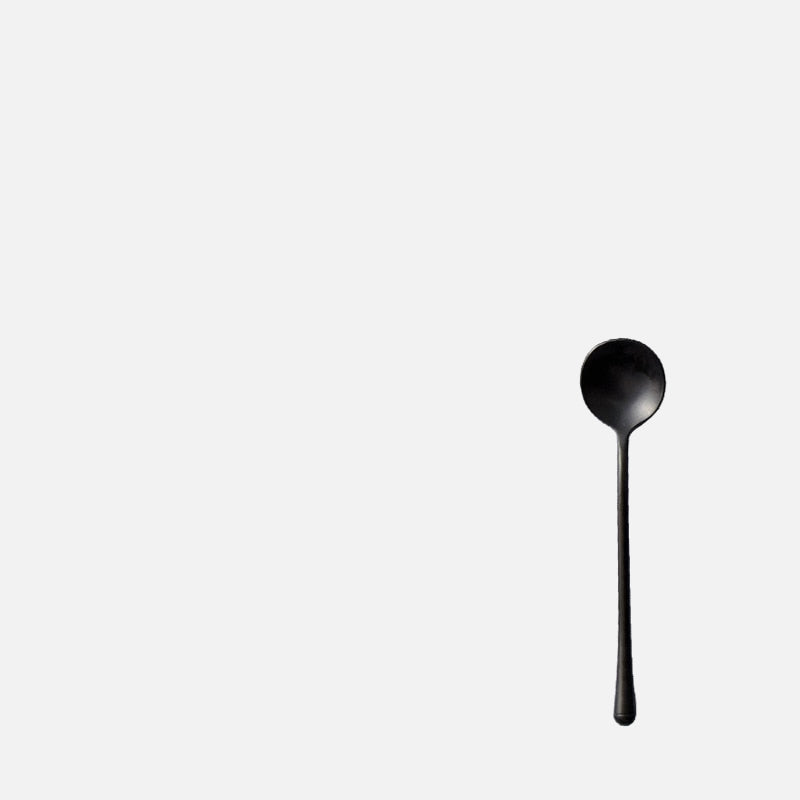 Stein Black Finish Stainless Steel Flatware