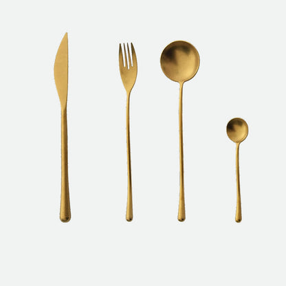 Stein Gold Finish Stainless Steel Flatware