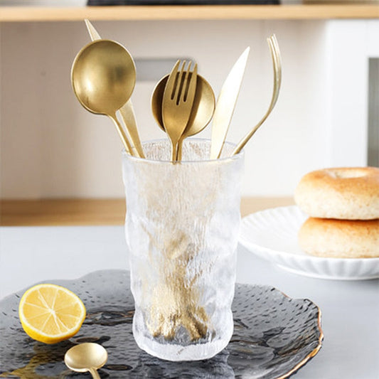 Stein Gold Finish Stainless Steel Flatware