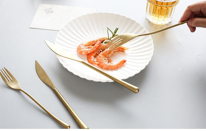 Stein Gold Finish Stainless Steel Flatware