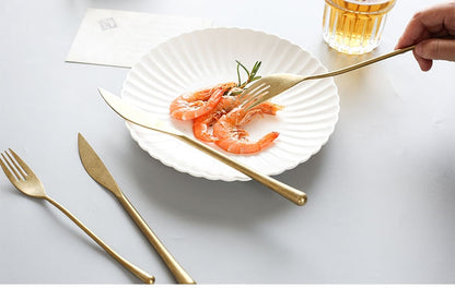 Stein Gold Finish Stainless Steel Flatware