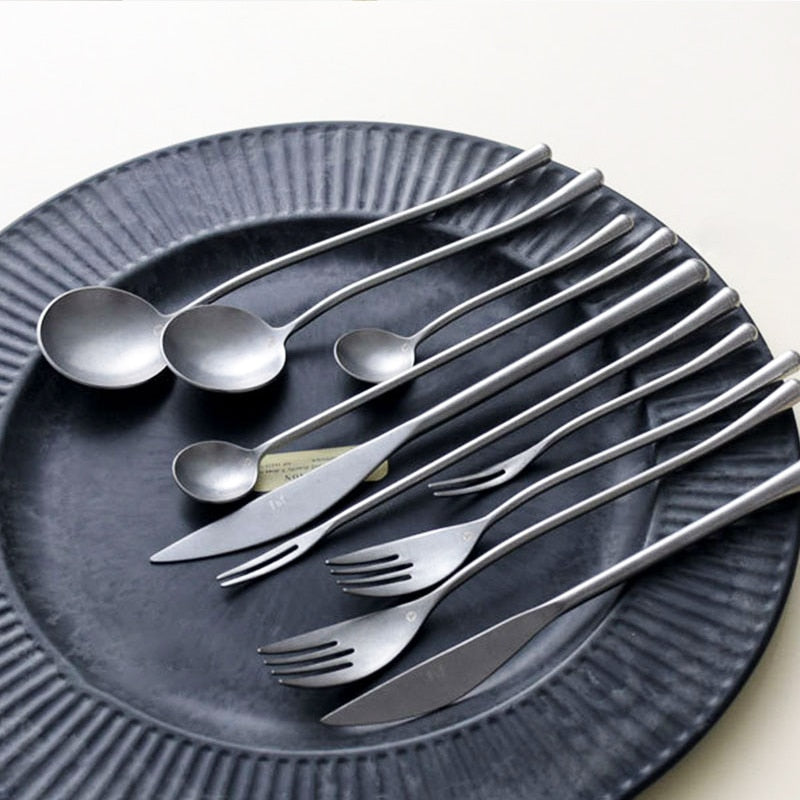 Stein Vintage Finish Stainless Steel Flatware