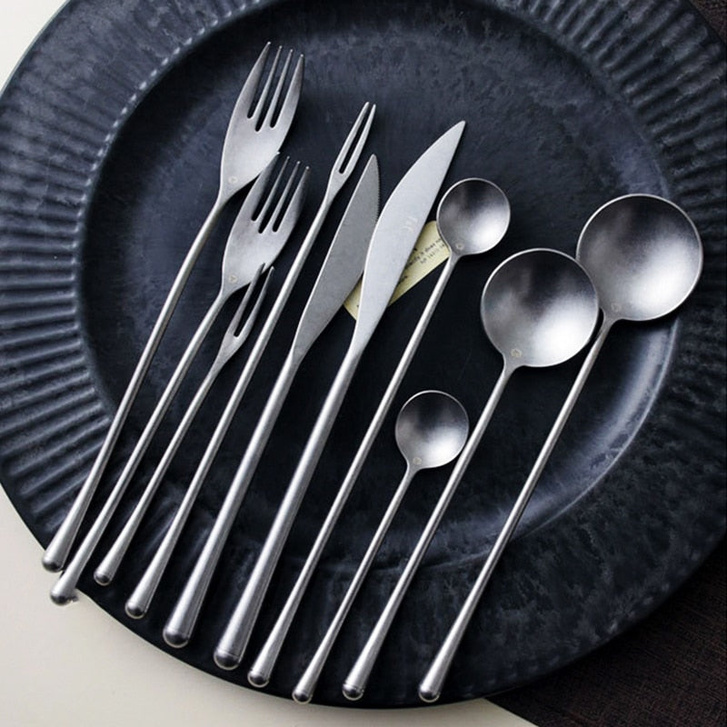 Stein Vintage Finish Stainless Steel Flatware