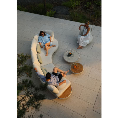 Chaise longue SunWeave Cloud (coussins inclus)