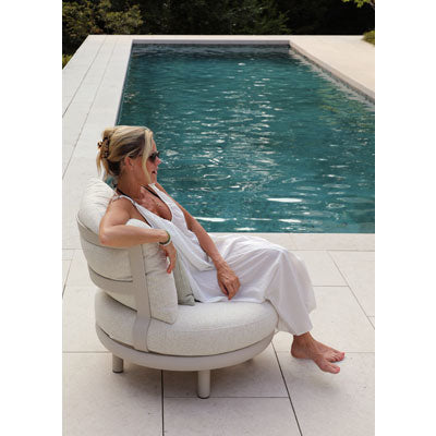Chaise longue SunWeave Cloud (coussins inclus)