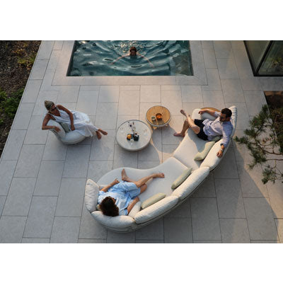 Chaise longue SunWeave Cloud (coussins inclus)
