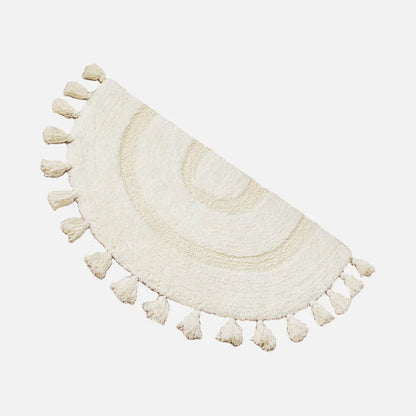 Sunburst Boho Tasseled Plush Rug