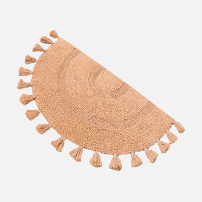 Sunburst Boho Tasseled Plush Rug