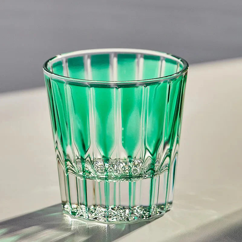 Sunburst Crystal Whiskey Glass