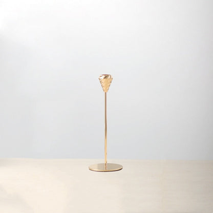 Swirl Metal Vintage Candle Holder Set