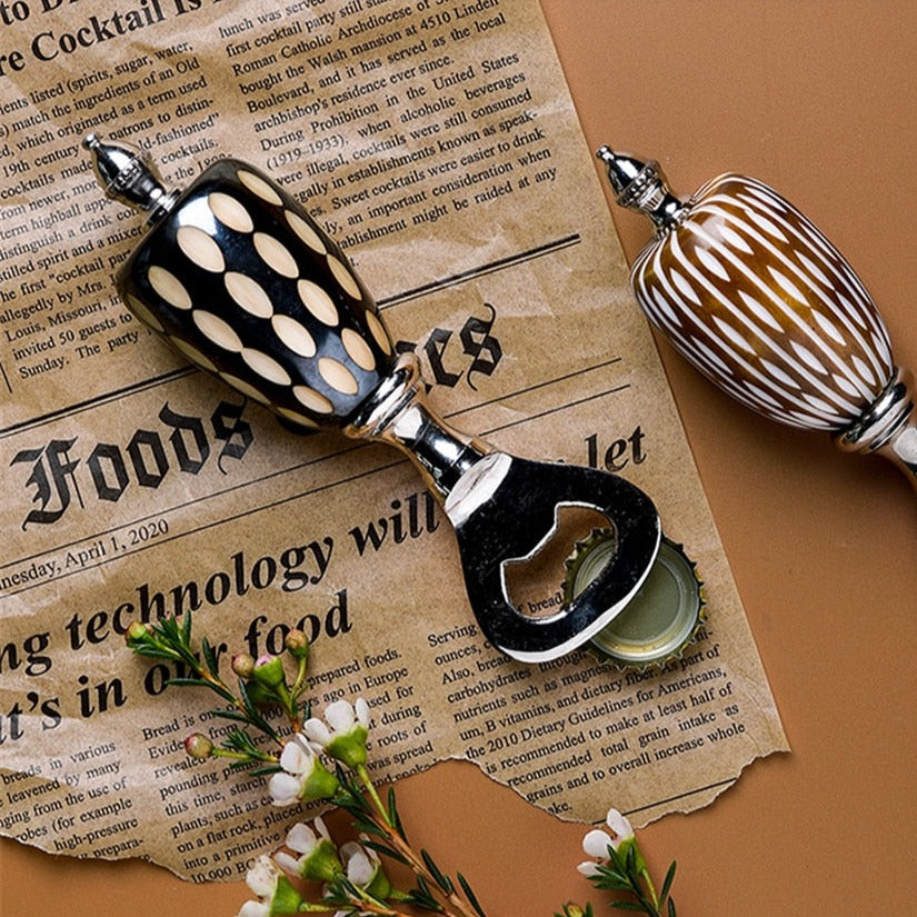 Tango Carved Wood Bottle Opener