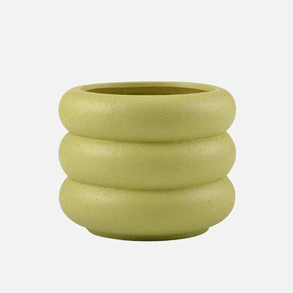 Textured Colorful Rounds Bubble Planter Pot