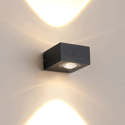 UFO Black Box Waterproof Wall Lamp