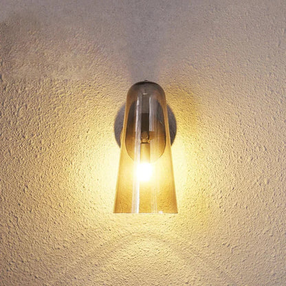 Verdant Glow Glass Wall Sconce