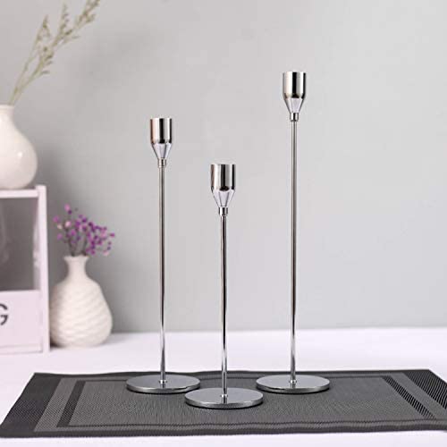 Vintage Colored Metal Candle Holder
