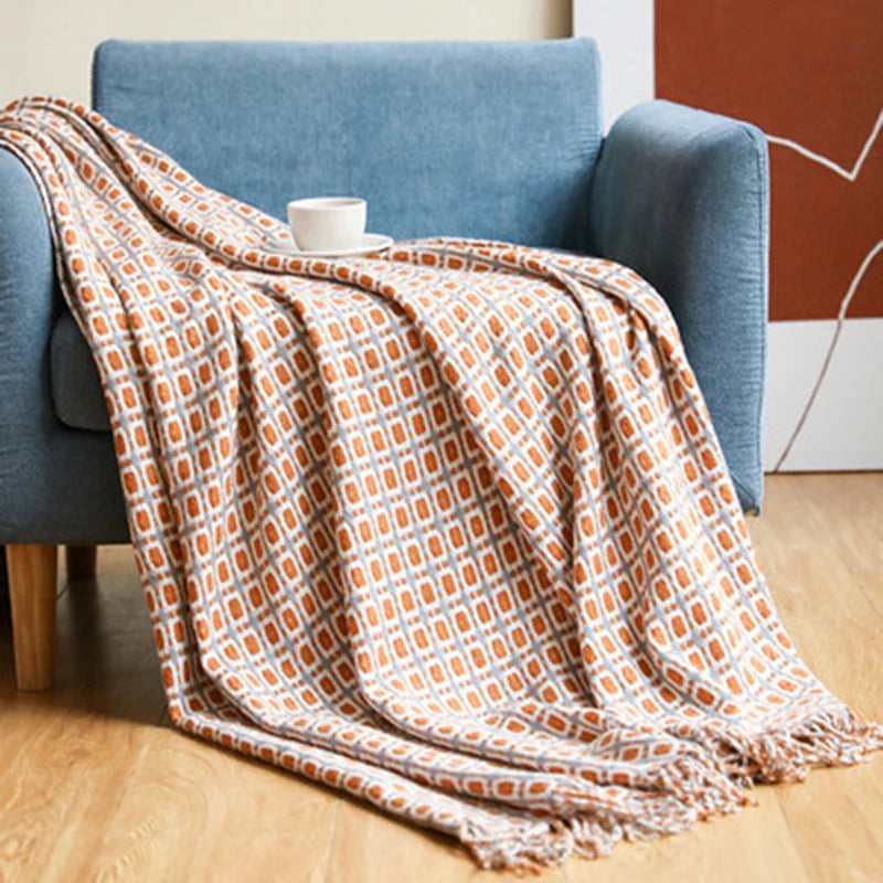 Vintage Summer Knit Throw