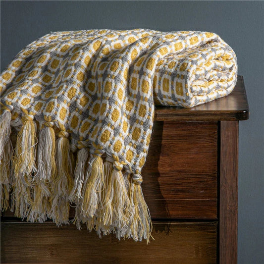 Vintage Summer Knit Throw