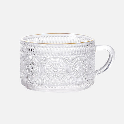 Vintage Texture Glass Mug