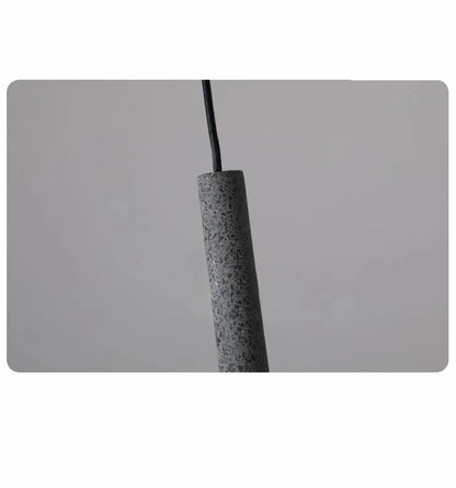 Sculpted Stone Pendant Light