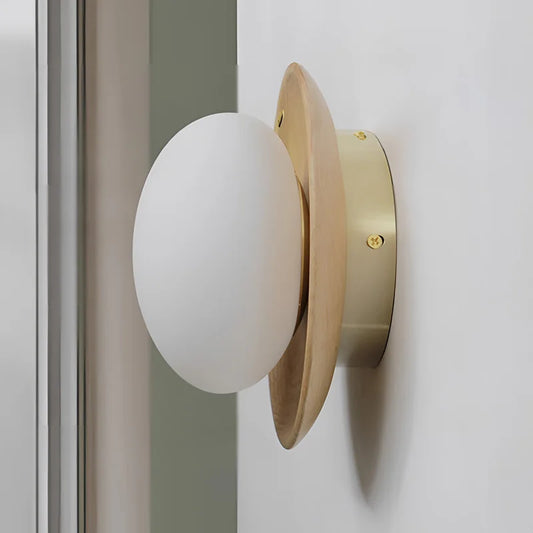 Walnut Nest Wall Sconce